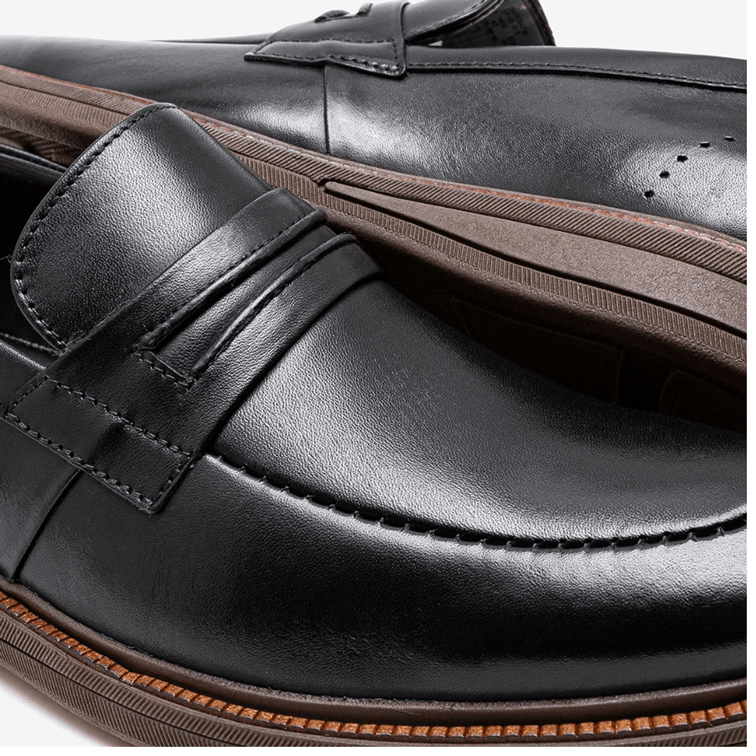 Loafer Democrata Masculino Metropolitan Bay Preto Preto 3