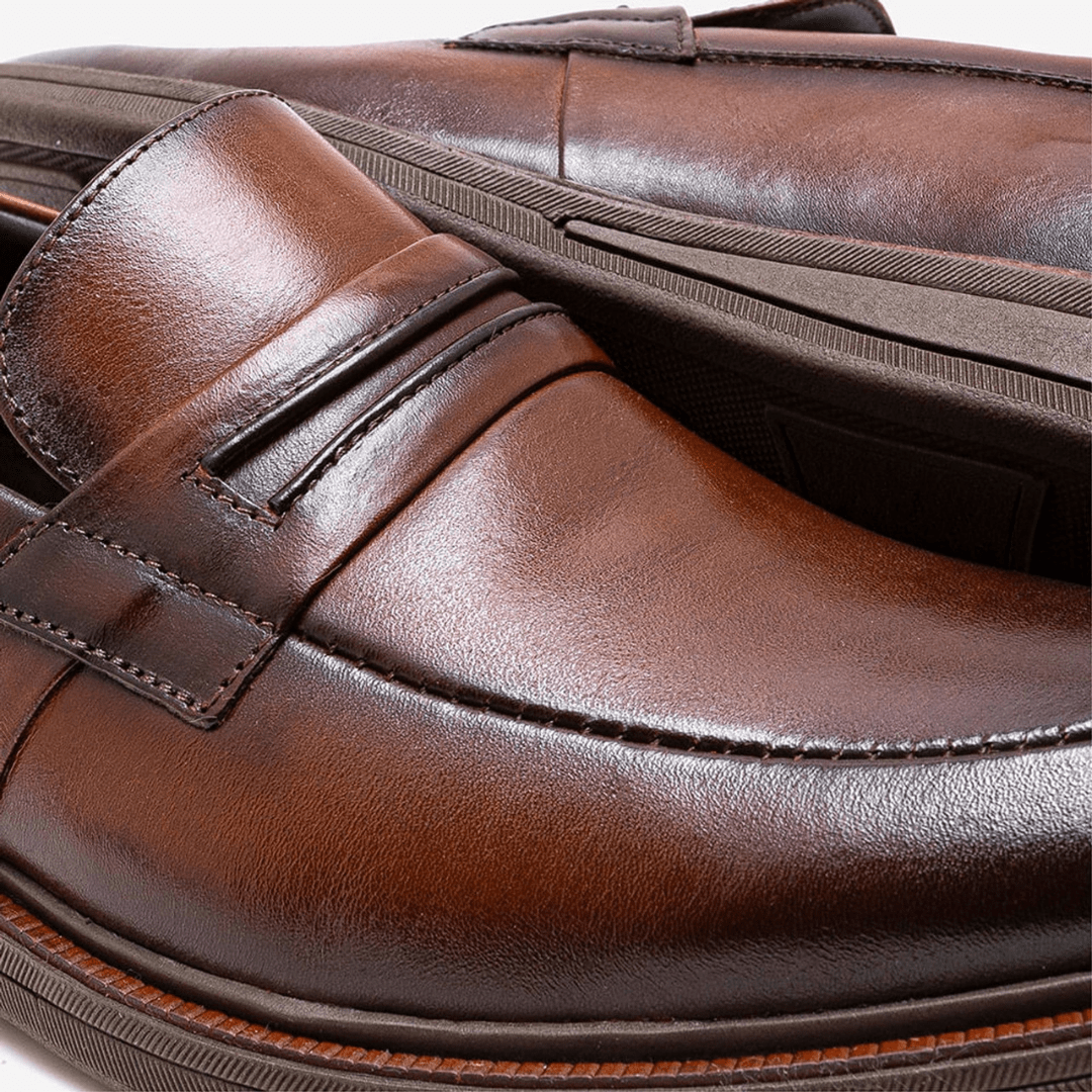 Loafer Democrata Masculino Metropolitan Bay Tan Marrom 3