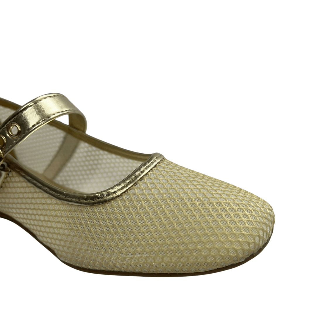 Sapatilha Berti Maria Feminina Telada Ouro Ligth Dourado 2