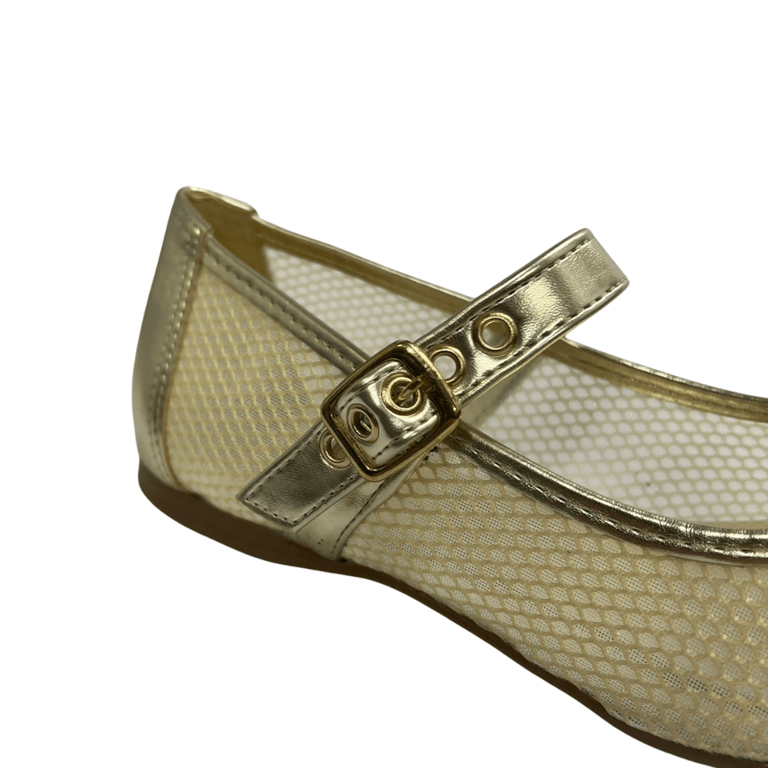 Sapatilha Berti Maria Feminina Telada Ouro Ligth Dourado 3