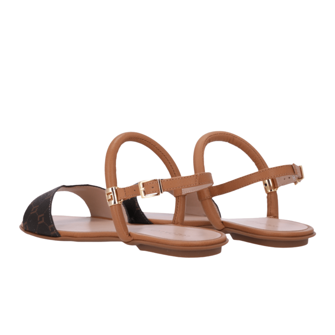 Sandália rasteira Luz da Lua Feminina Mocca Amendoa Marrom 4