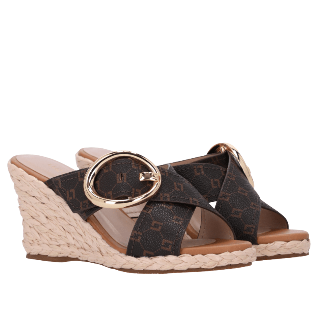 Tamanco Anabela Luz da Lua Feminino Mocca Amendoa Marrom 4