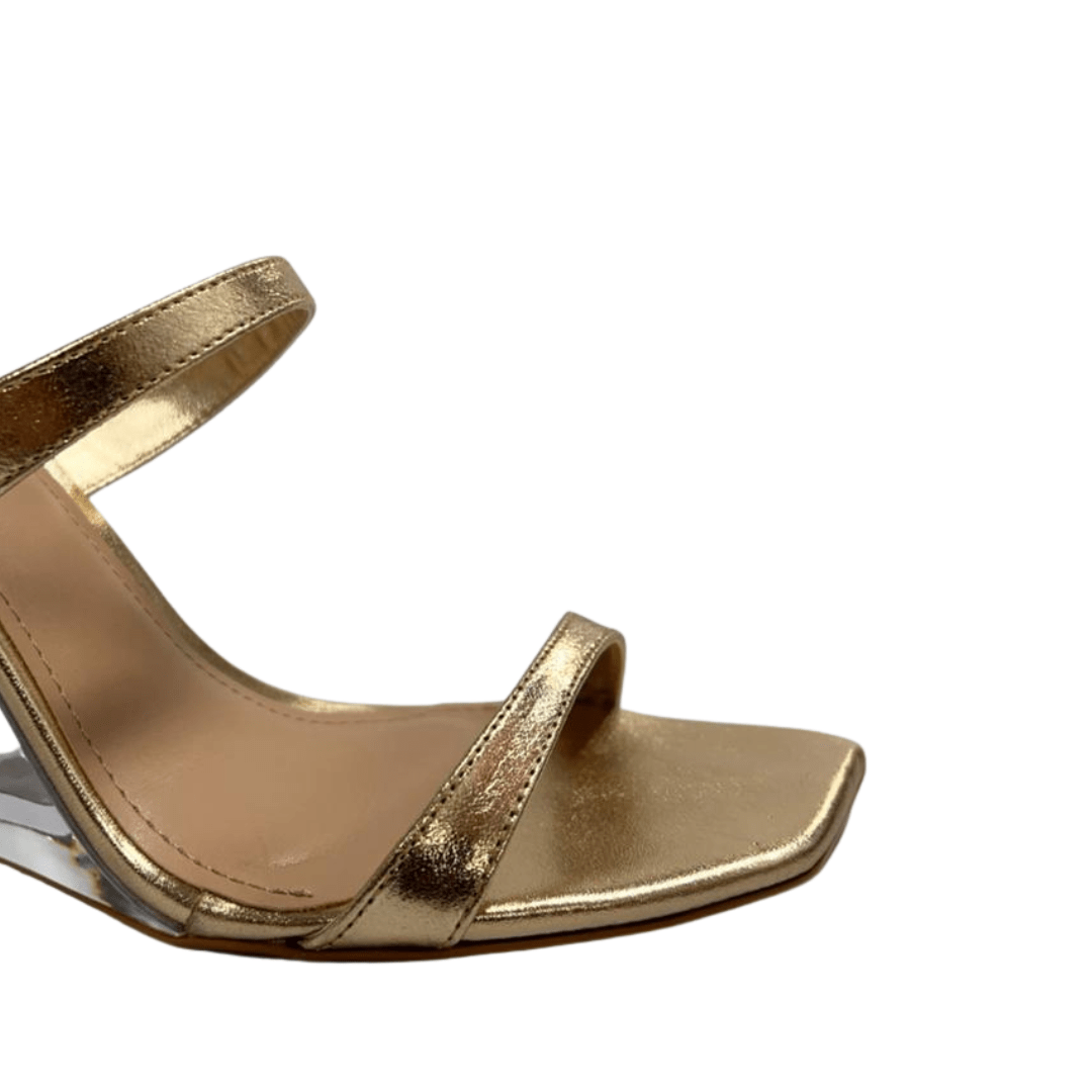 Tamanco Anabela Berti Maria Feminino Anabela Dourado Dourado 3