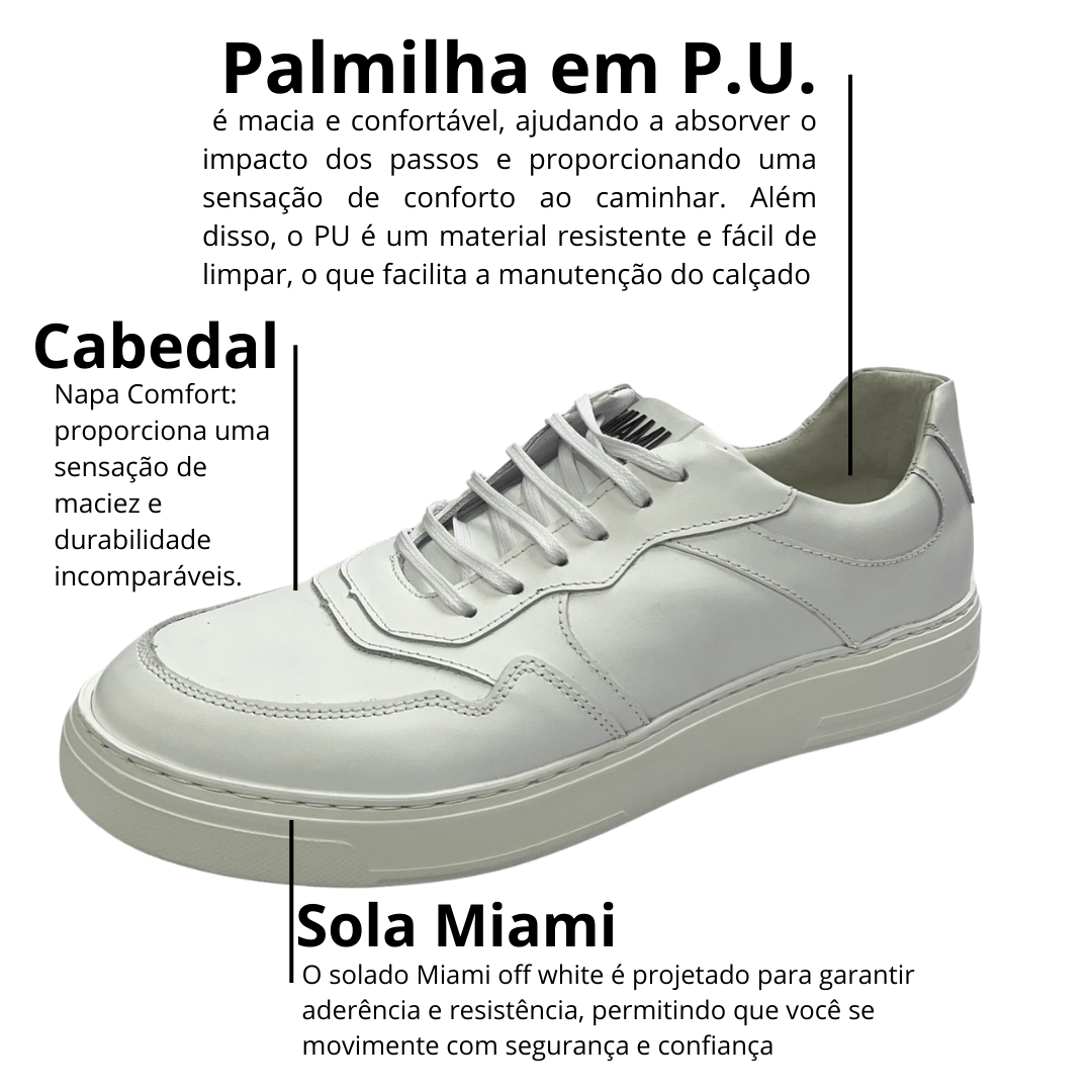 Tênis Anatomic Gel 2207 Branco Napa Confort Branco 7