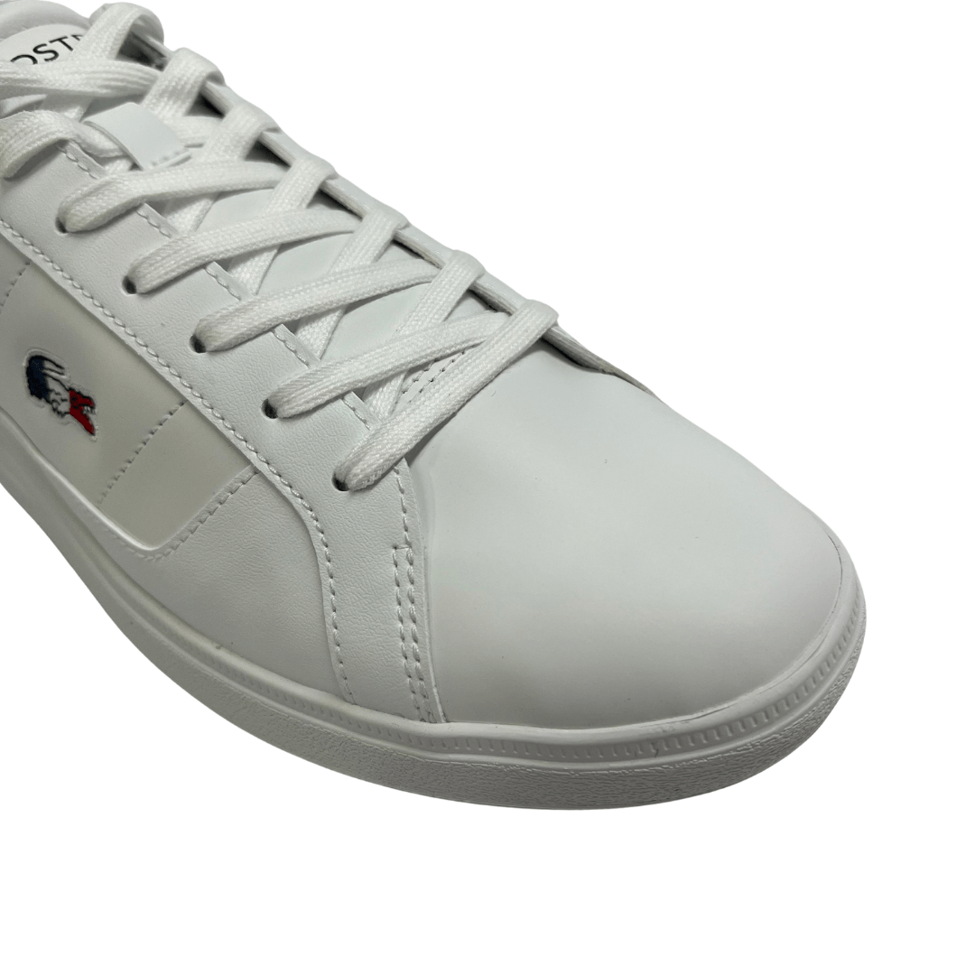 Tênis Lacoste Masculino Europa Pro White Navy Red Couro Branco 3