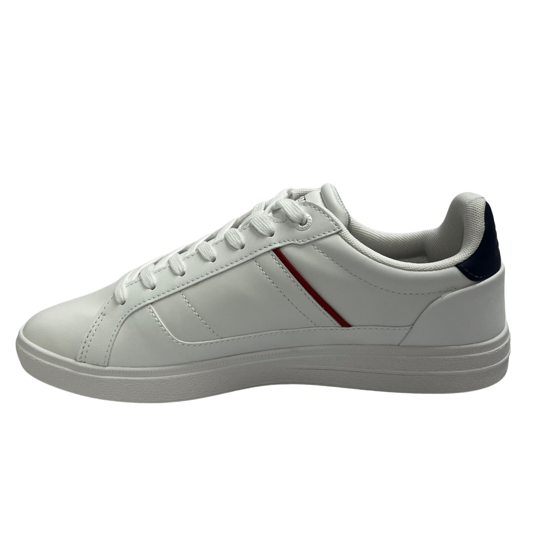 Tênis Lacoste Masculino Europa Pro White Navy Red Couro Branco 5
