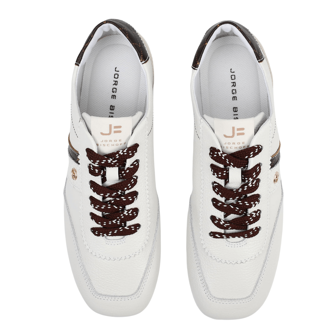 Tênis Jorge Bischoff Frminino Branco Couro Branco 5