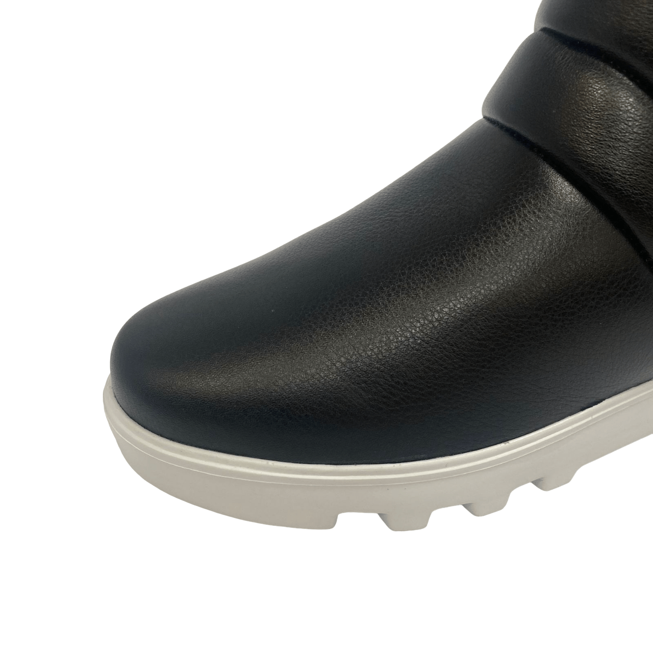 Tênis Boot Luz da Lua Couro Preto 2