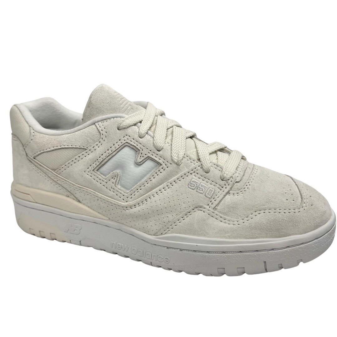 Tênis New Balance Masculino 550 Bege Couro Camurça