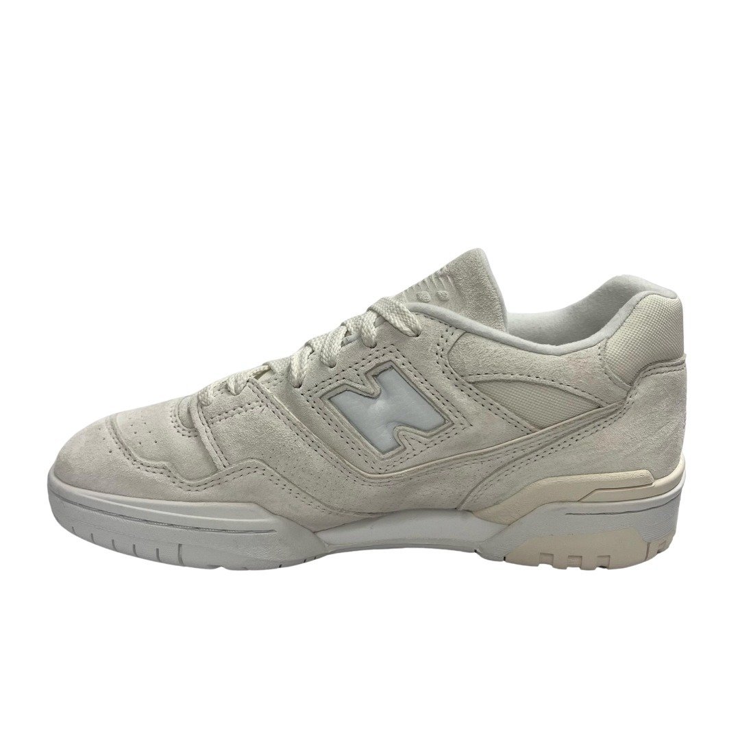 Tênis New Balance Masculino 550 Bege Couro Camurça Bege 4