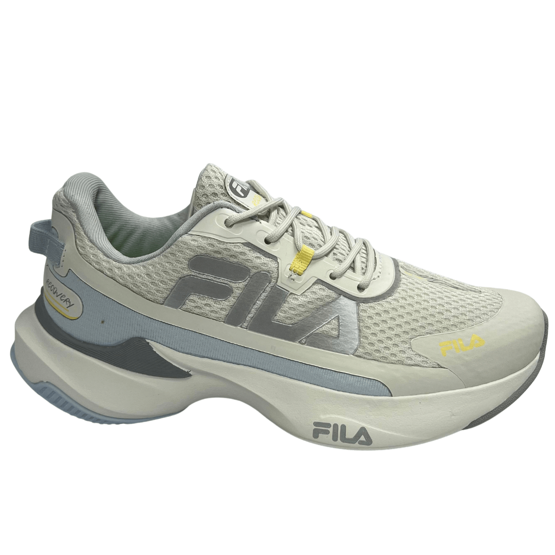Tênis Fila Feminino Recovery Branco Azul Bebe Amarelo