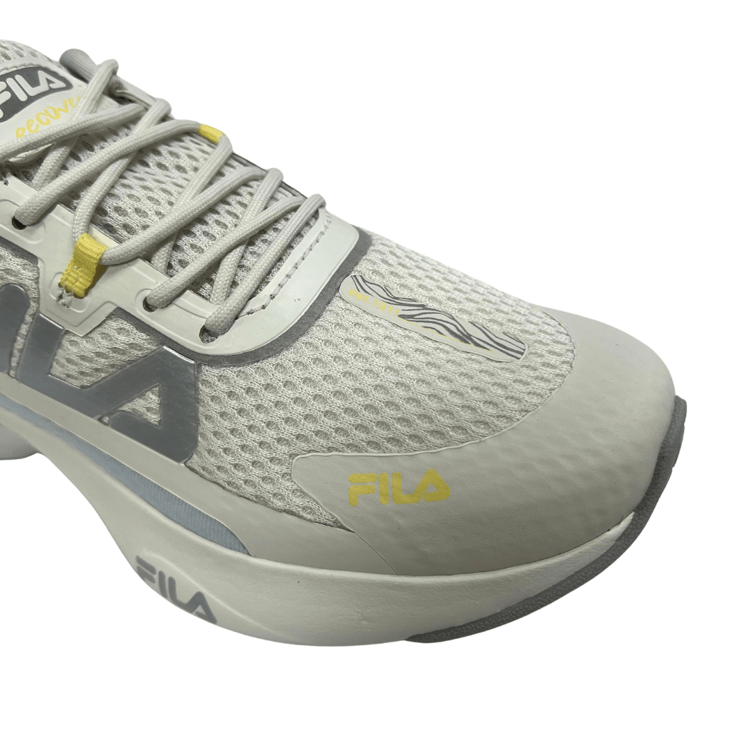 Tênis Fila Feminino Recovery Branco Azul Bebe Amarelo Bege 3