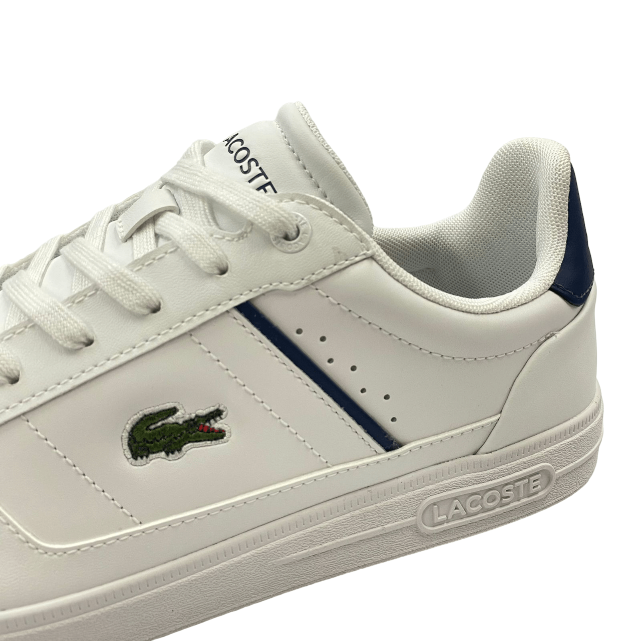 Tênis Lacoste Europa Pro White Navy Couro Branco 3