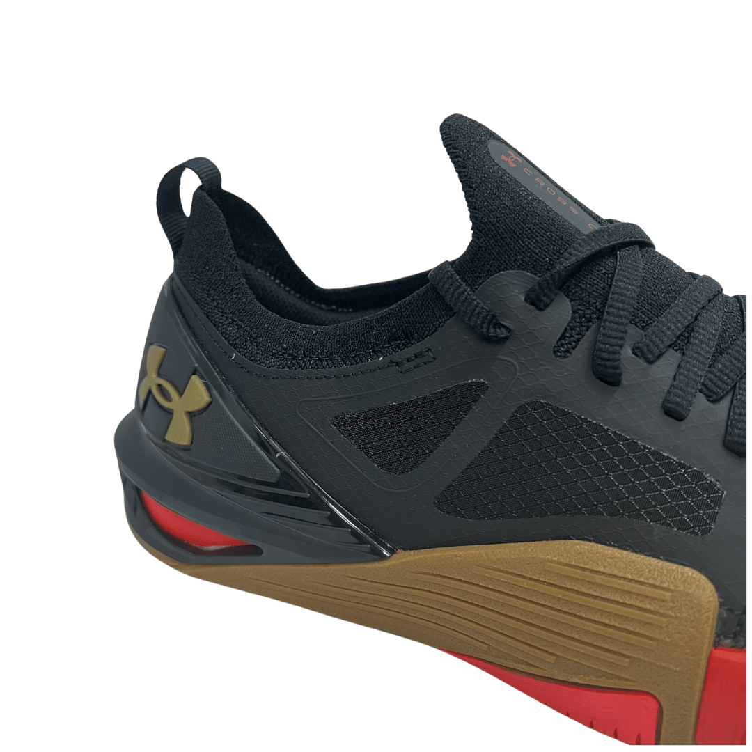 Tênis Under Armour Masculino UA Tribase Cross 2 Preto Vermelho Dourado Preto 3