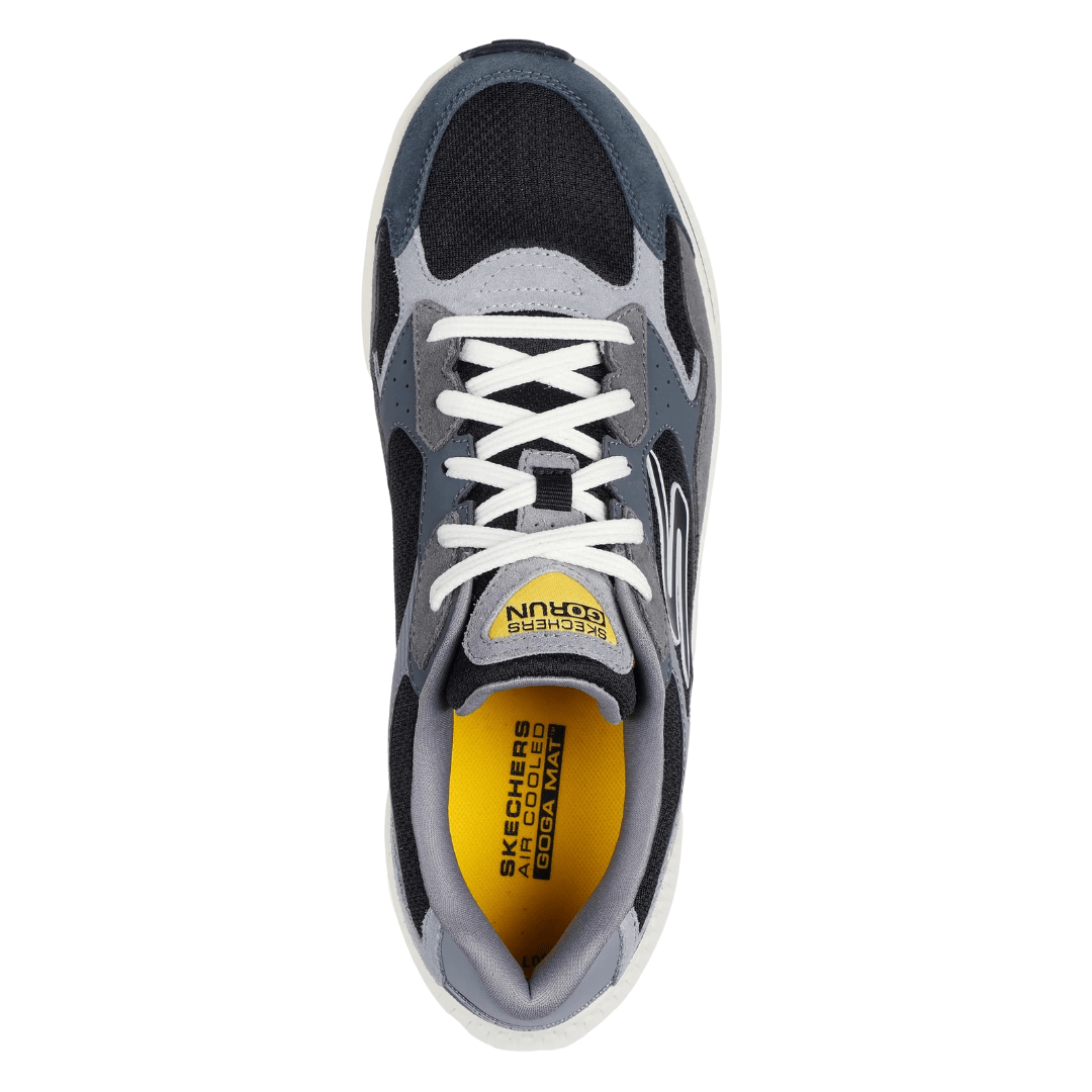 Tênis Skechers Masculino Consistent 2.0 Retro Carvão Preto Azul 3