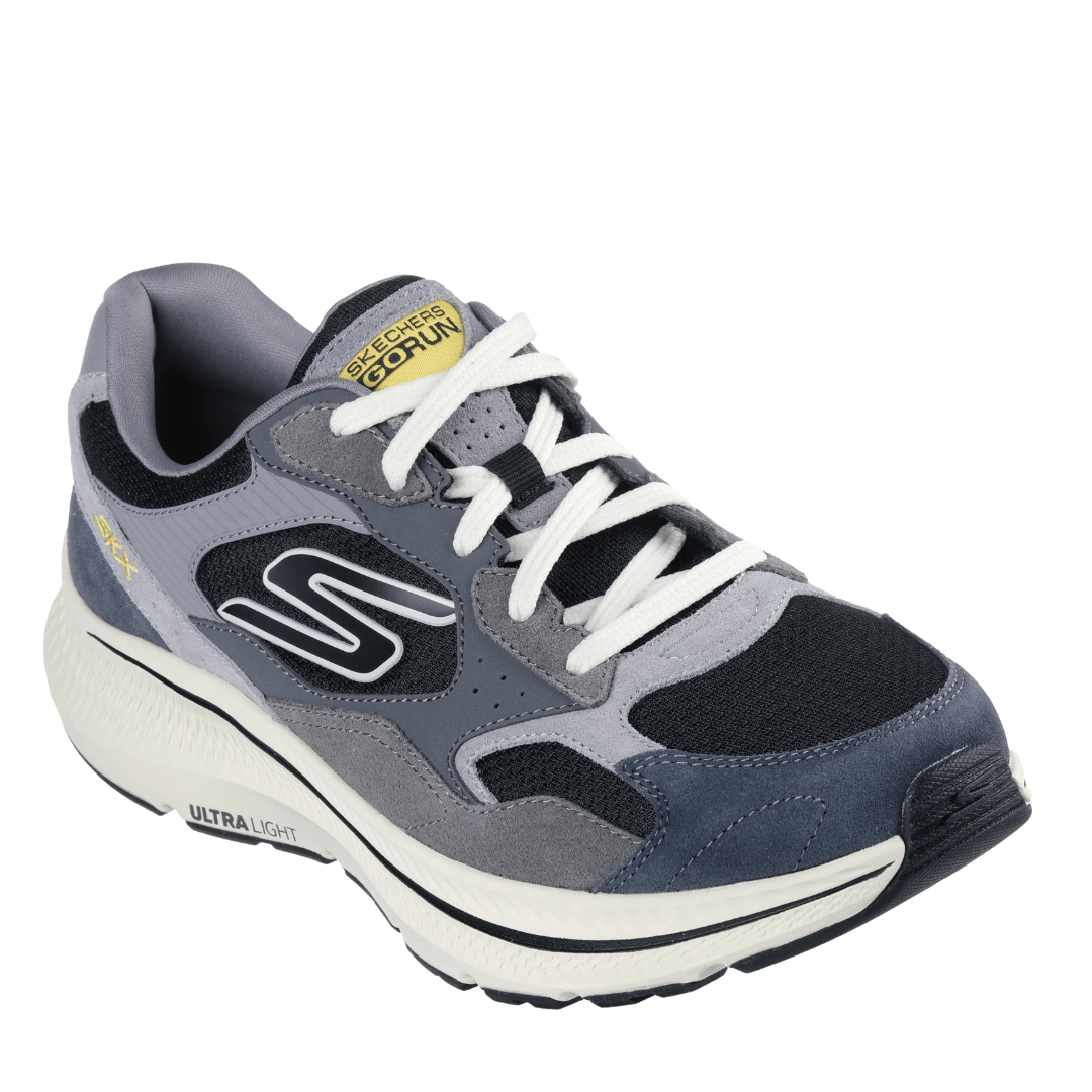 Tênis Skechers Masculino Consistent 2.0 Retro Carvão Preto Azul 2