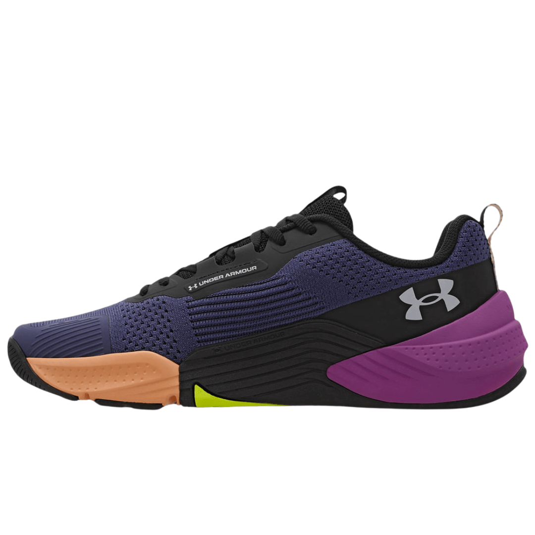 Tênis Under Armour Feminino UA Tribase Reps 2 Petroleo Preto Lime Azul 3