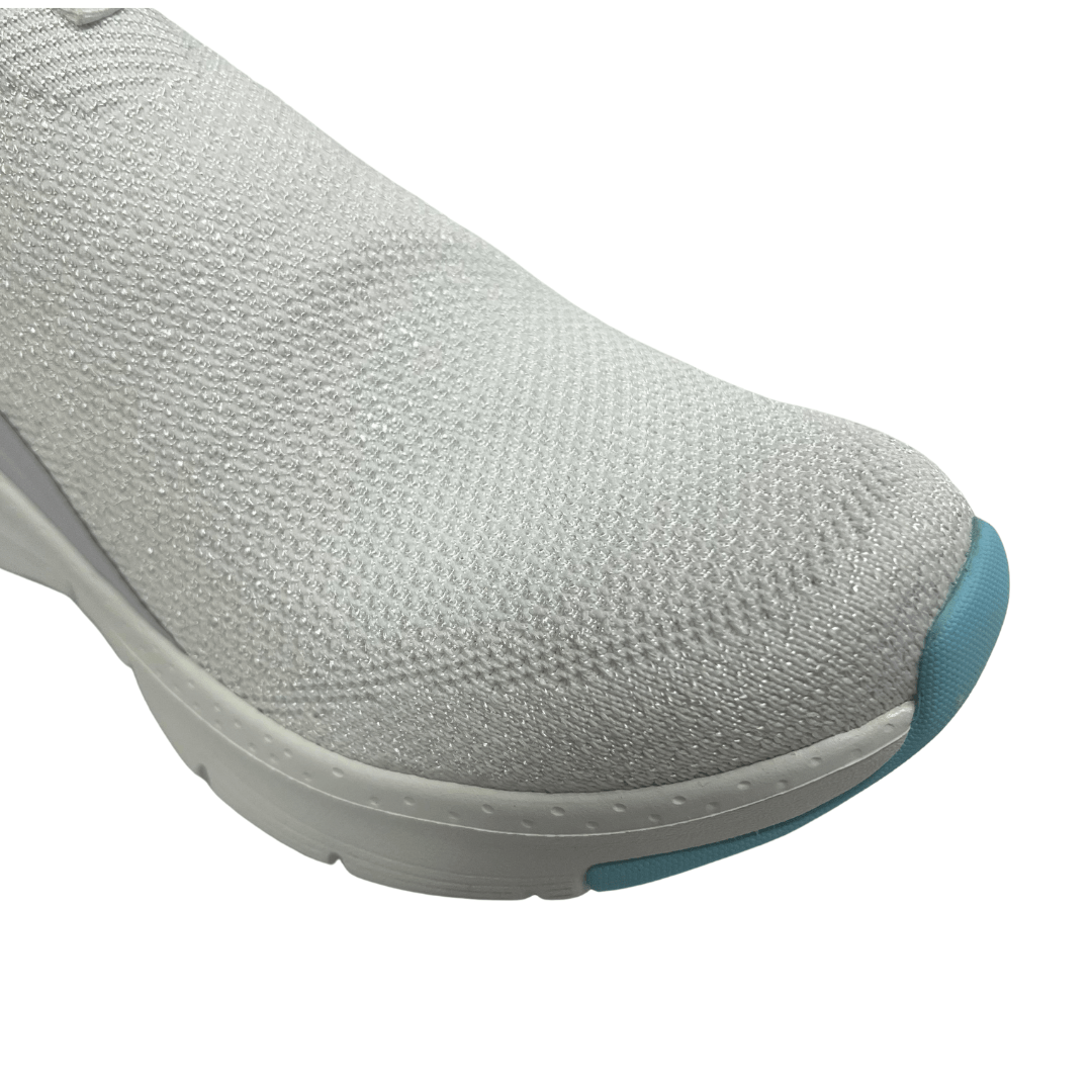 Tênis Skechers Feminino Slip On Arch Fit Branco Multi Branco 3