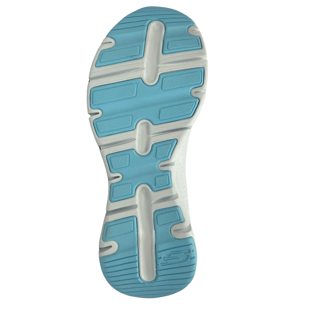Tênis Skechers Feminino Slip On Arch Fit Branco Multi Branco 6