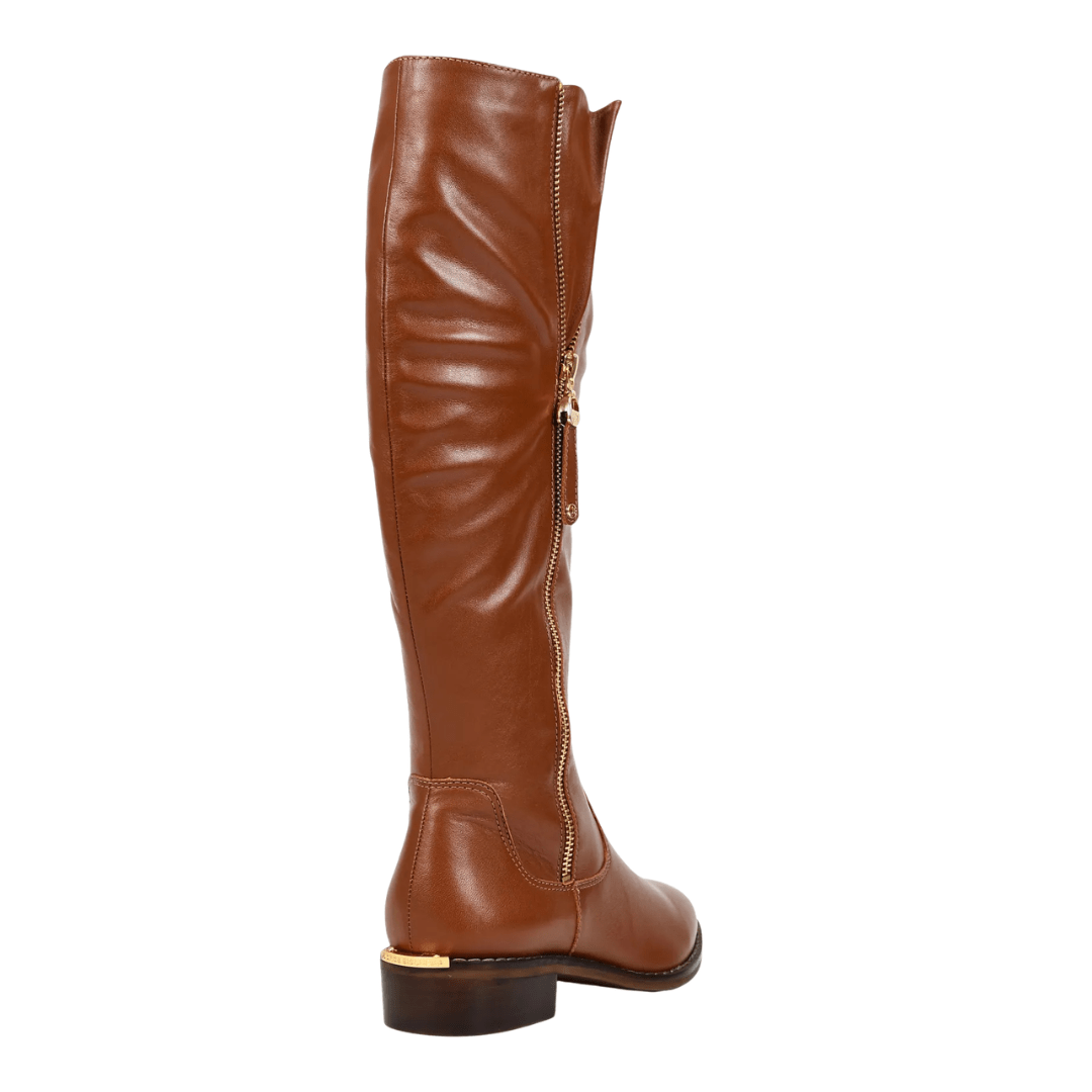 Bota Jorge Bischoff Feminina Cano Alto Marrom Couro Marrom 4