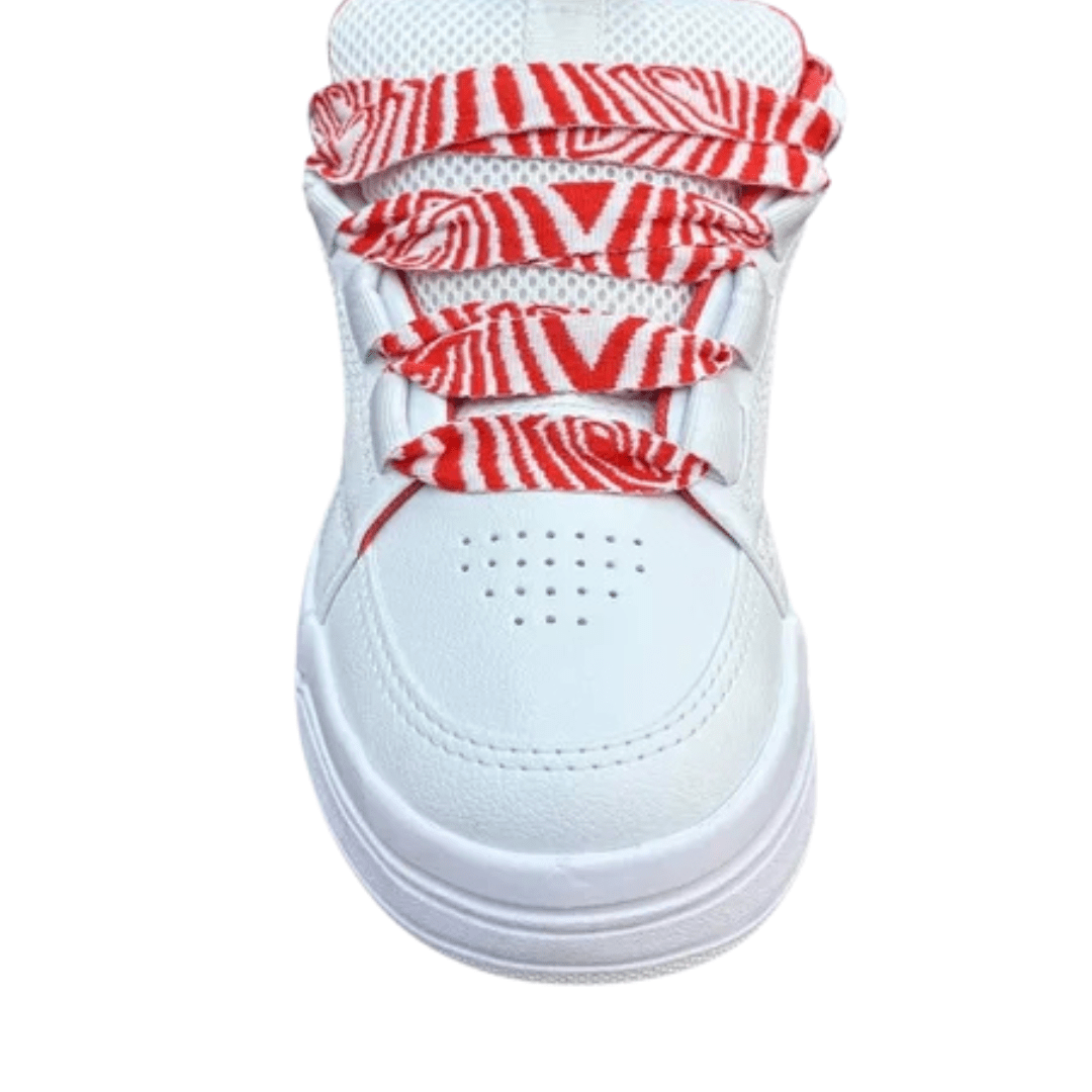 Tênis Chilli Bens Feminino Branco Vermelho Branco 4