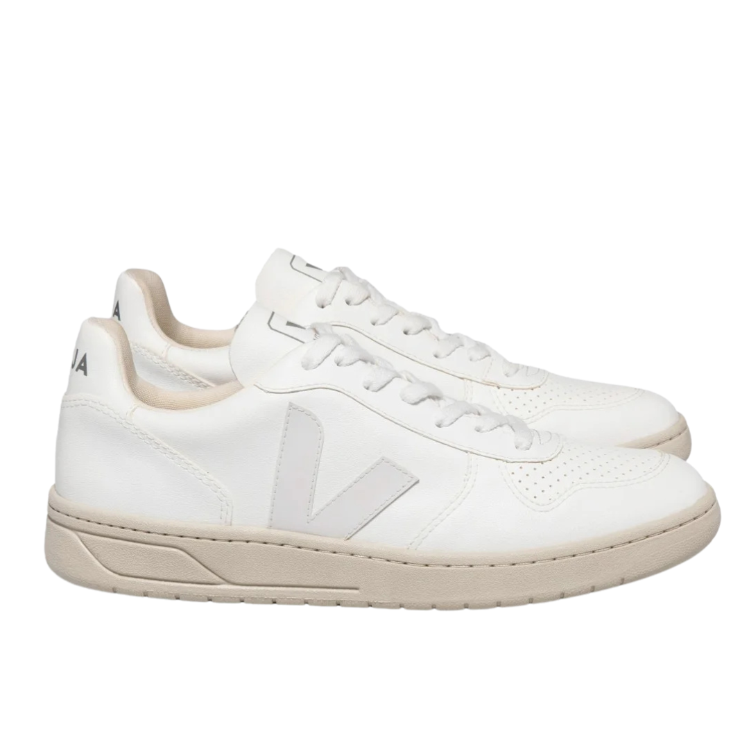 Tênis Veja Feminino V-10 White Couro