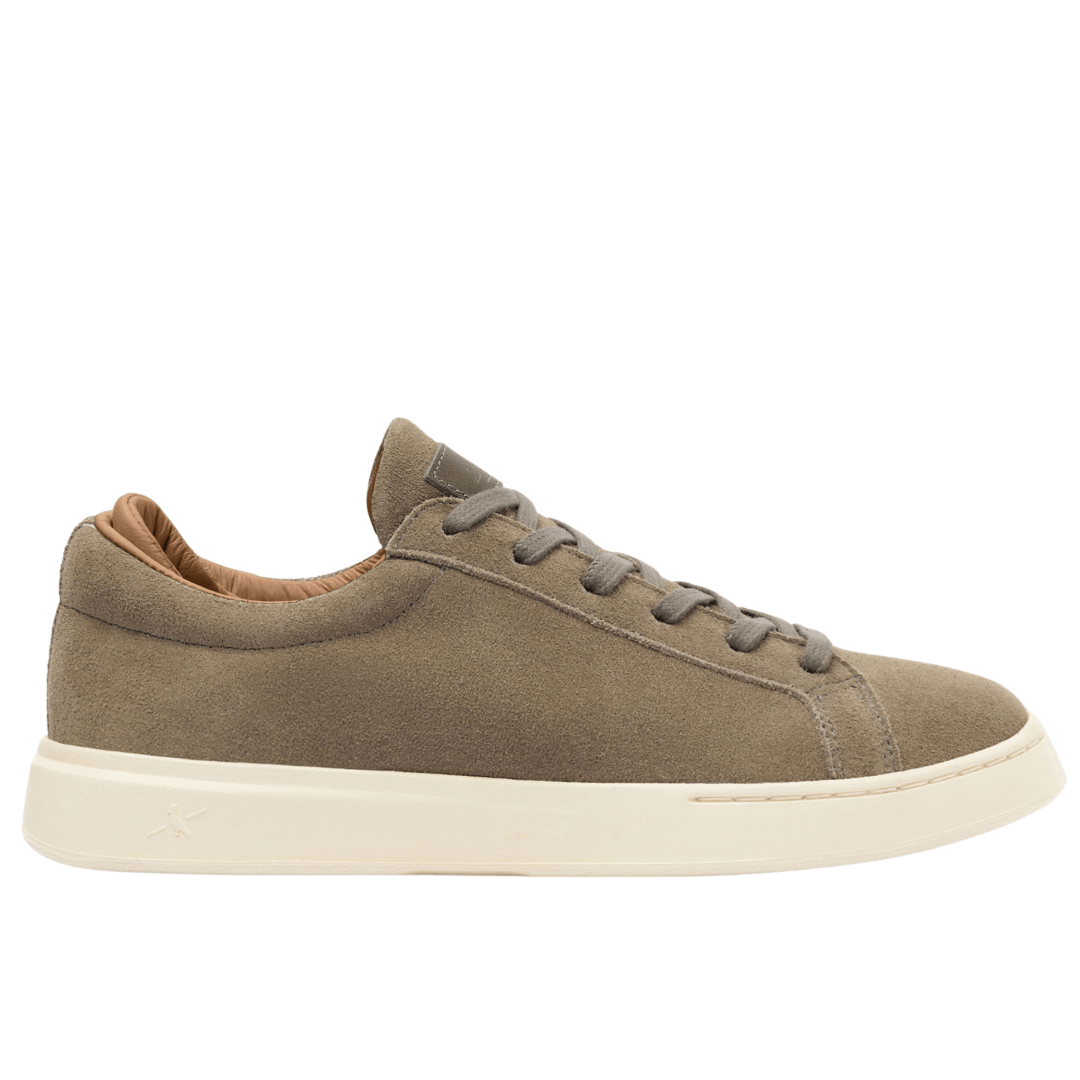 Tênis Reserva Masculino Rufy Cimento Natural Couro Camurça