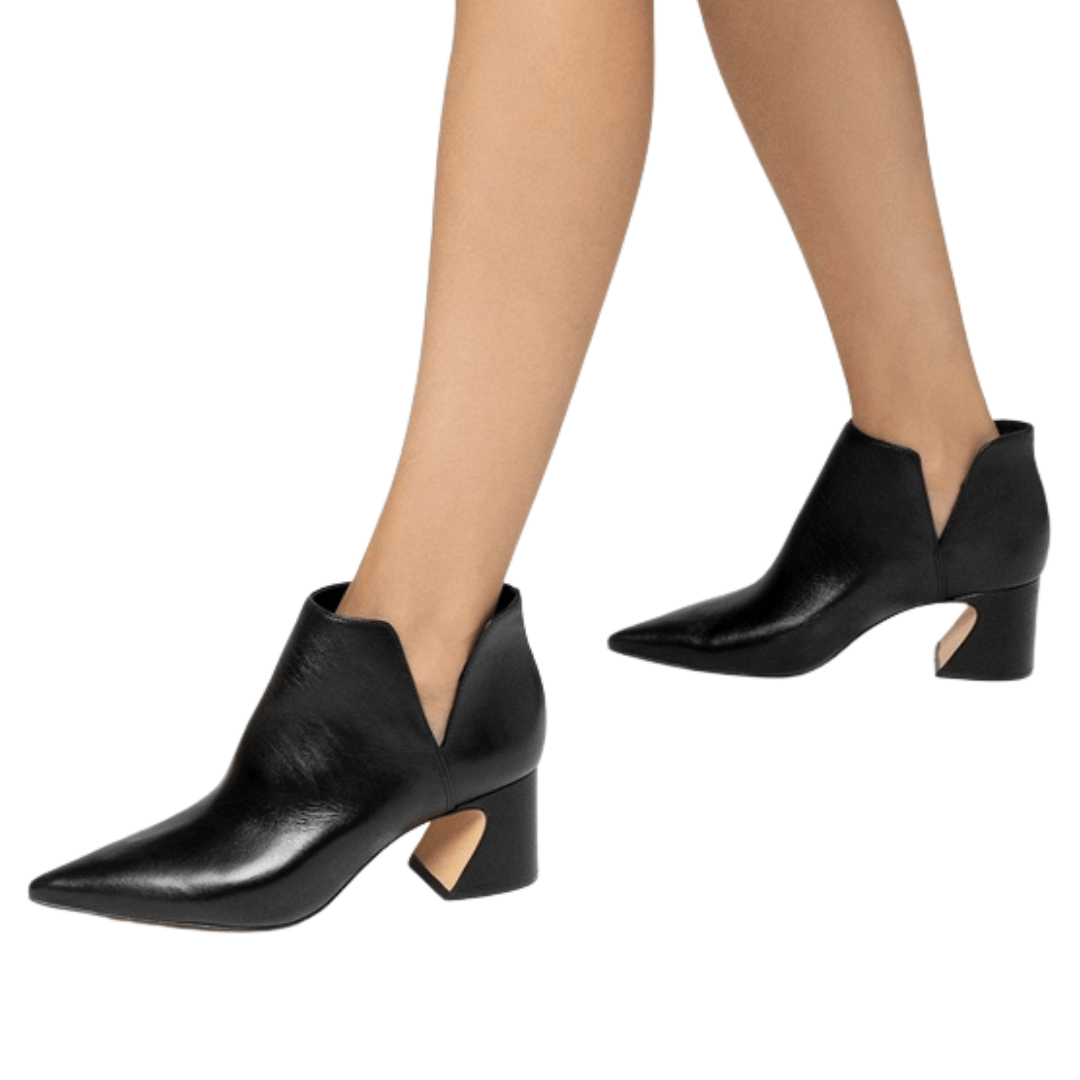 Bota Carrano Feminina Salto Wave Preto Couro Preto 5