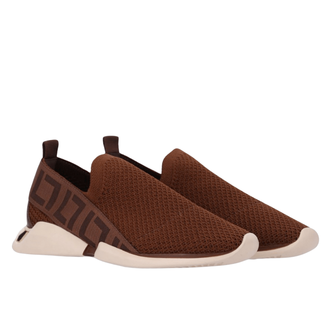 Tênis Luz da Lua Feminino Space Knit Trufa Marrom 4