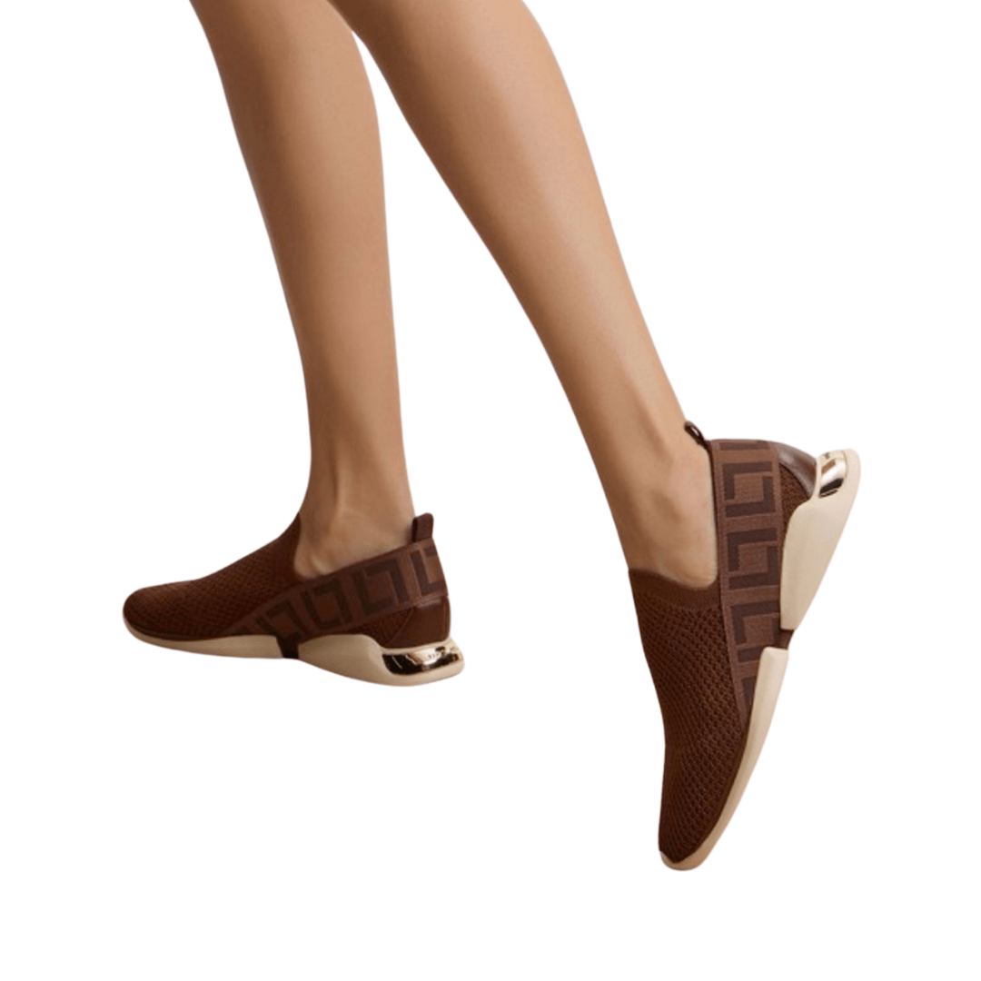 Tênis Luz da Lua Feminino Space Knit Trufa Marrom 2