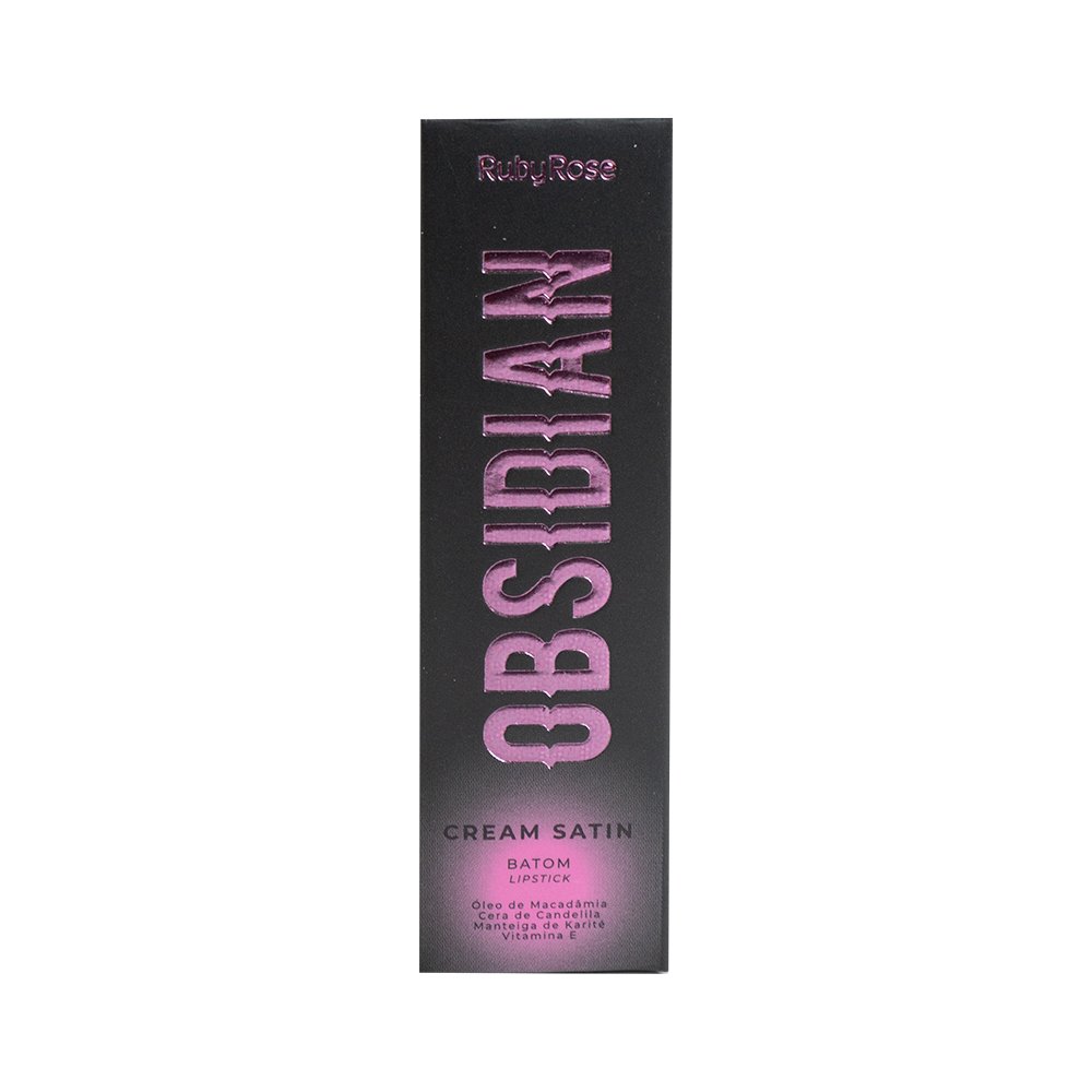 Batom Labial Cream Satin Obsidian - Hb7000 - Ruby Rose Cor 005 3