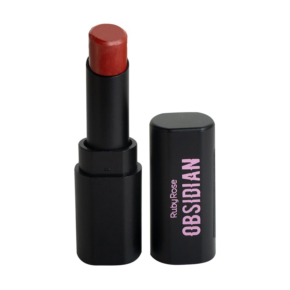 Batom Labial Cream Satin Obsidian - Hb7000 -  Ruby Rose
