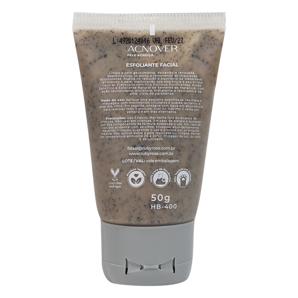  Esfoliante Facial Acnover - Hb400 - Ruby Rose ÚNICO 4