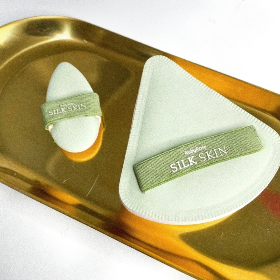 Esponja para Maquiagem Soft Touch Silk Skin - HBA7001 - Ruby Rose Verde 5