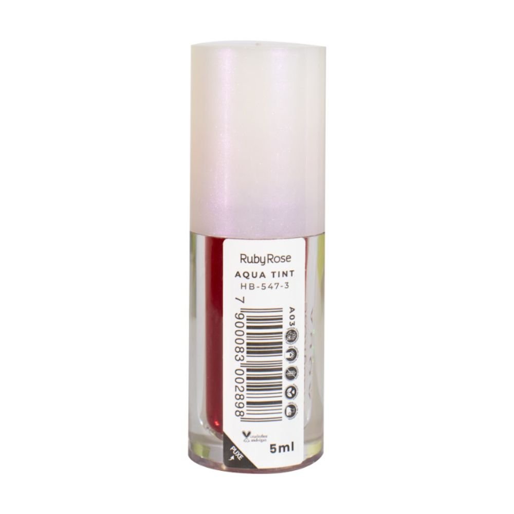 Aqua Tint Labial - Hb547 - Ruby Rose Cor A03 3
