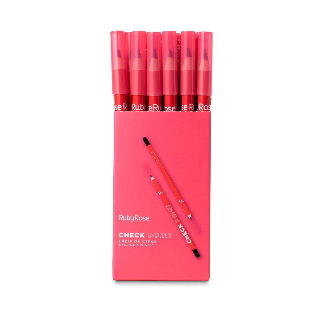Lapis de Olhos Check Point - HBE2404 - Ruby Rose Preto 4