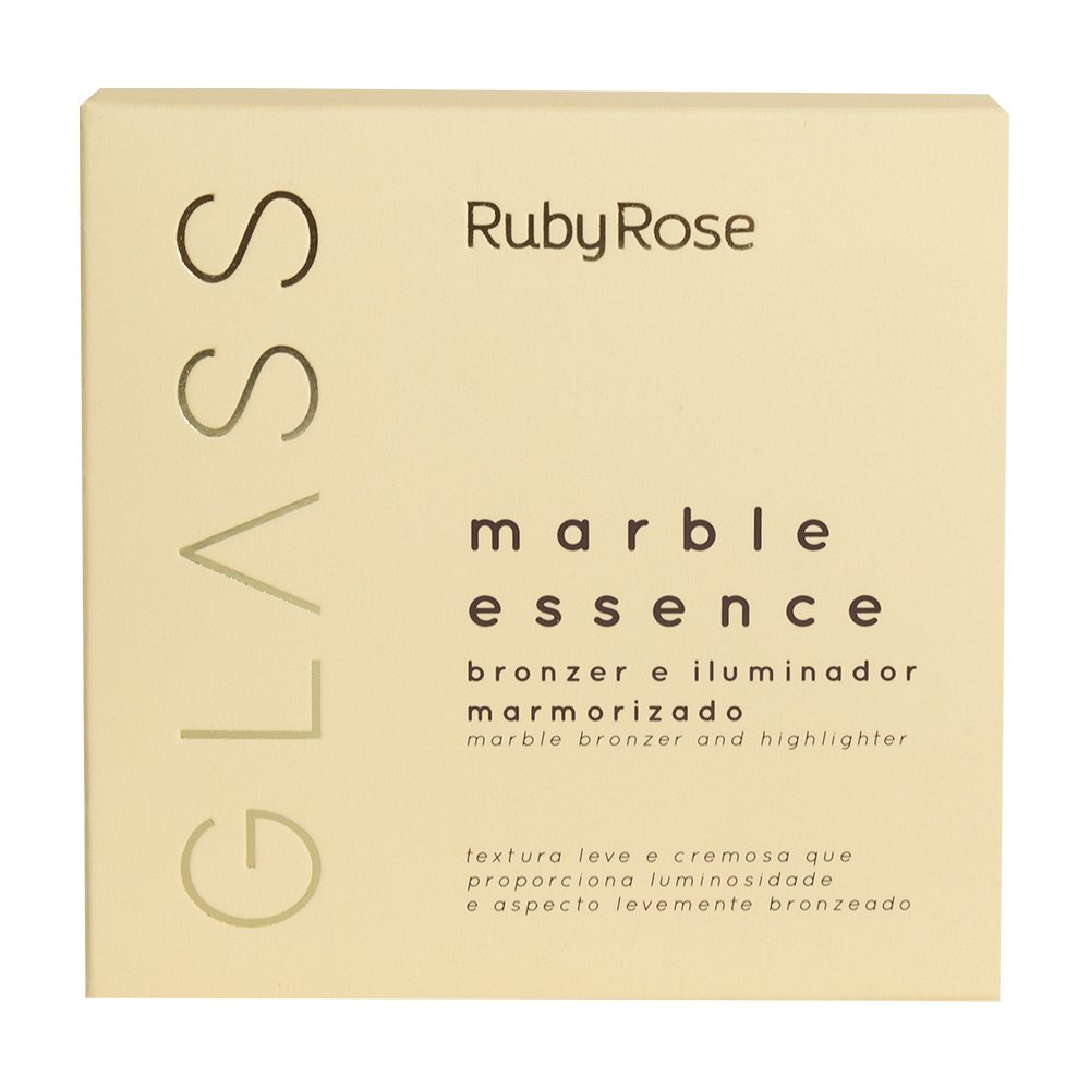 Bronzer E Iluminador Marmorizado Glass - Hbf16052 - Ruby Rose 2 3