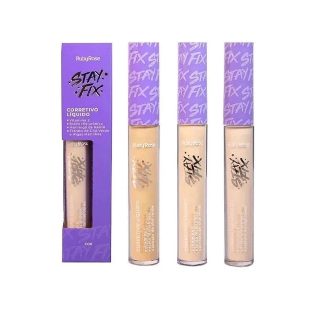 Corretivo Liquido Stay Fix - Hb912 - Ruby Rose Cor MC50 3