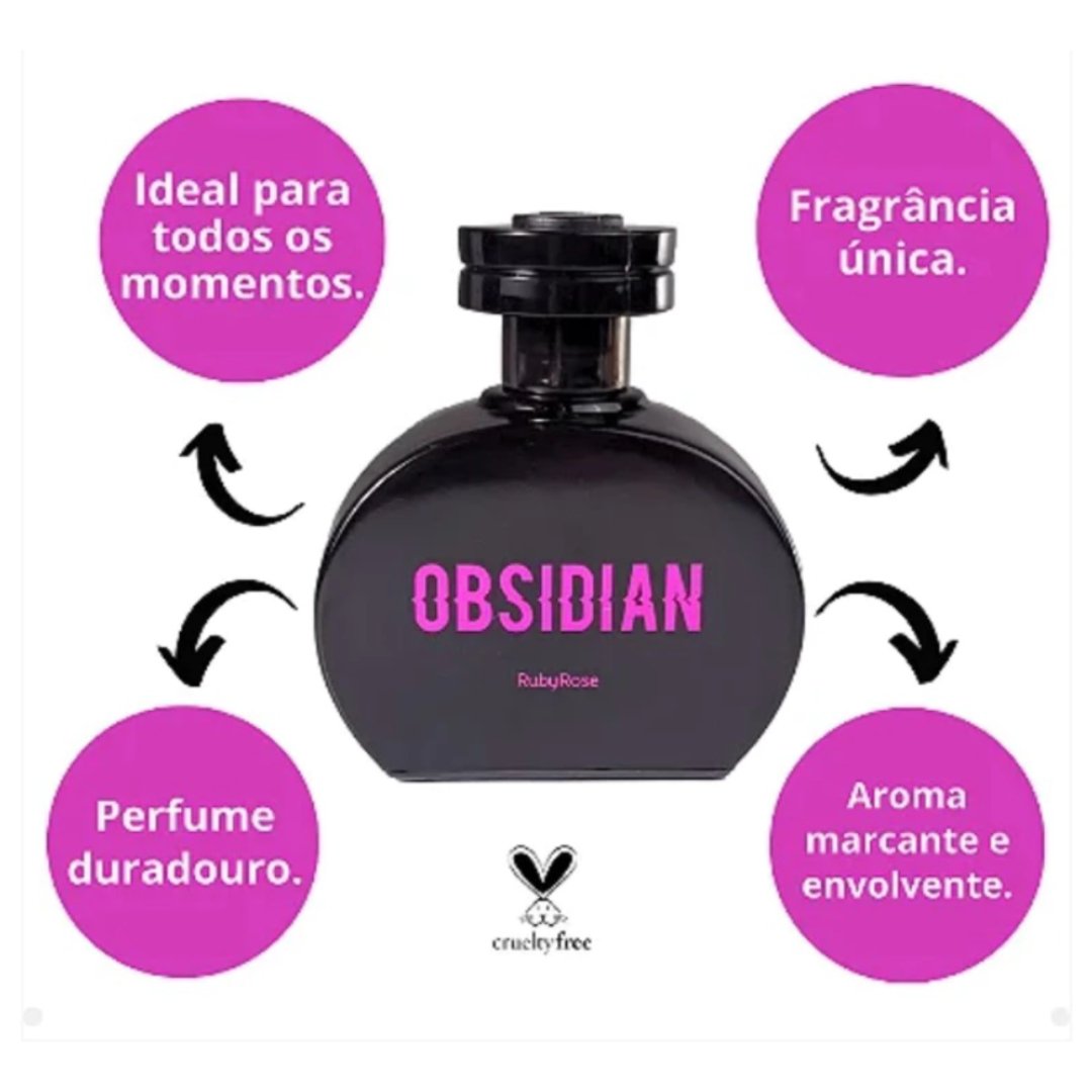 Desodorante Colonia Obsidian - HBP108 - Ruby Rose Translucido 3