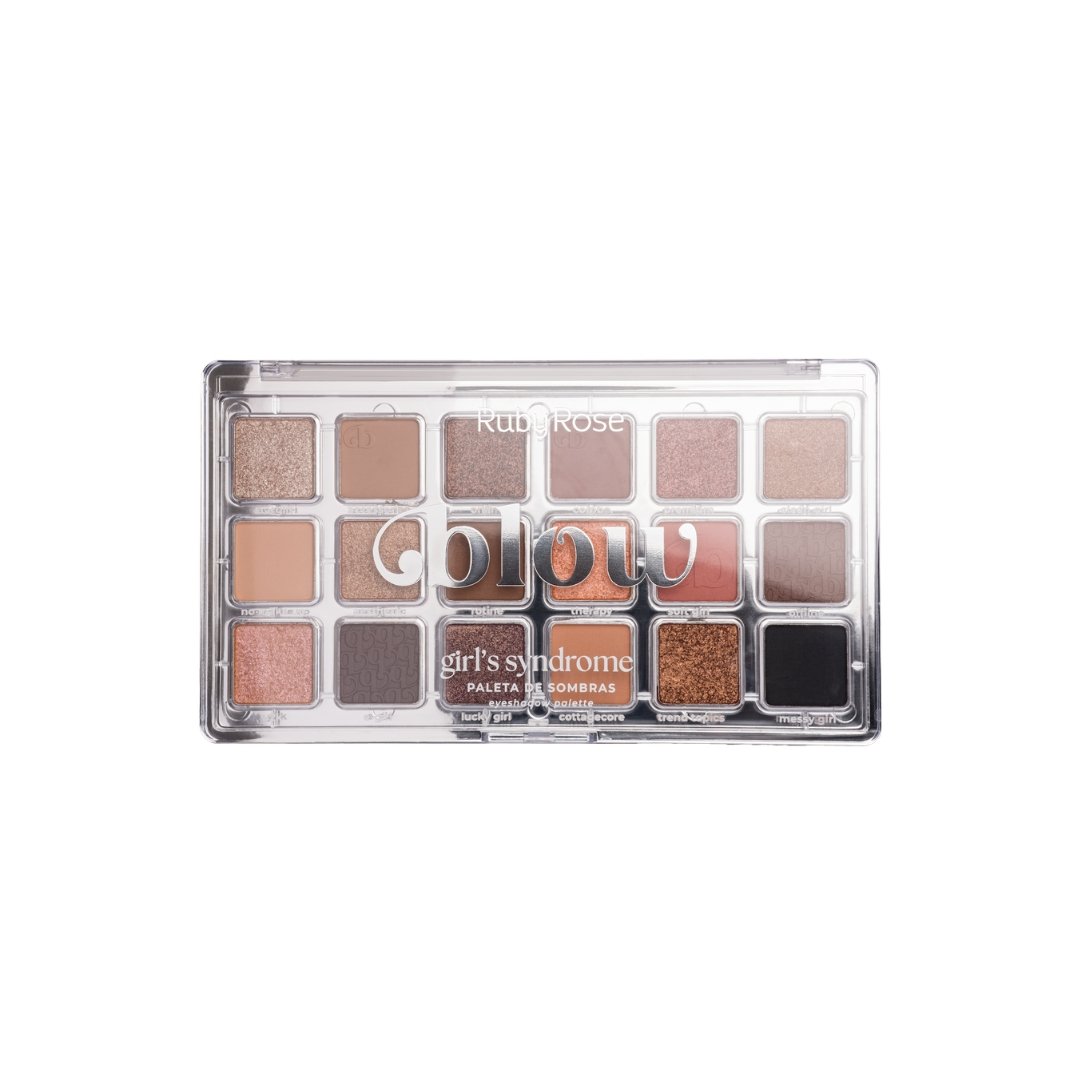 Paleta De Sombras Girls Syndrome Blow - Hbe2206 - Ruby Rose