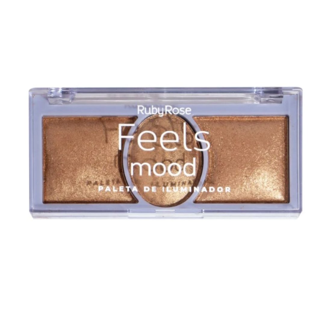 Paleta Para Iluminador Feels Mood - Hb7530 - Ruby Rose 