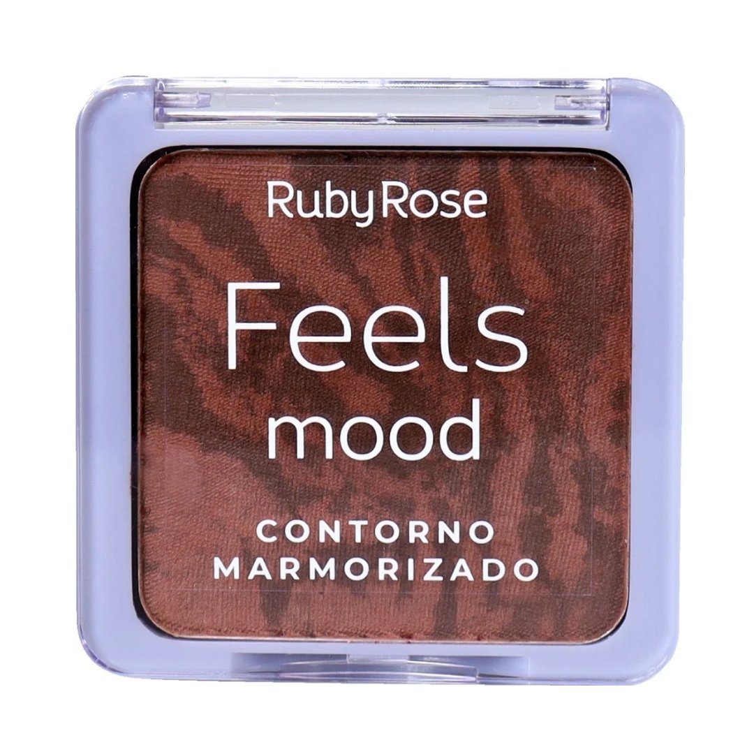 Paleta De Contorno Marmorizado Feels Mood - Hb7527D - Ruby Rose