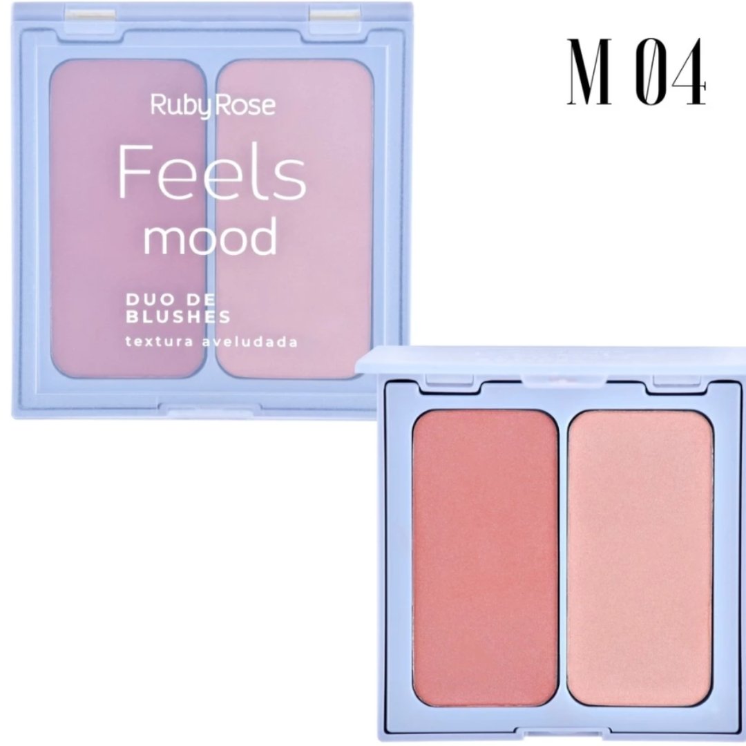 Duo de Blush Feels Mood - Hb870 - Ruby Rose Cor M4 2
