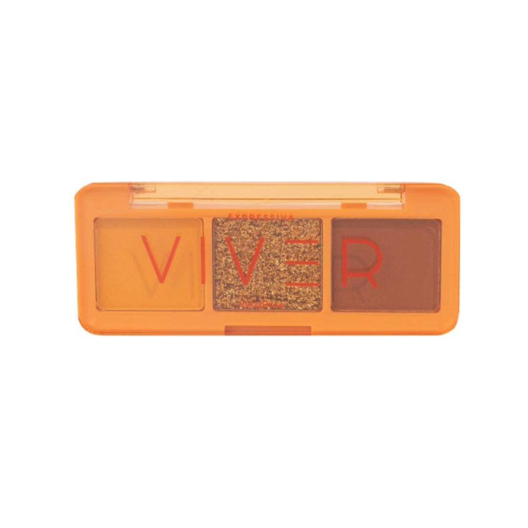 Trio Paleta de Sombras Viver - HBF528 - Ruby Rose Expressiva 2