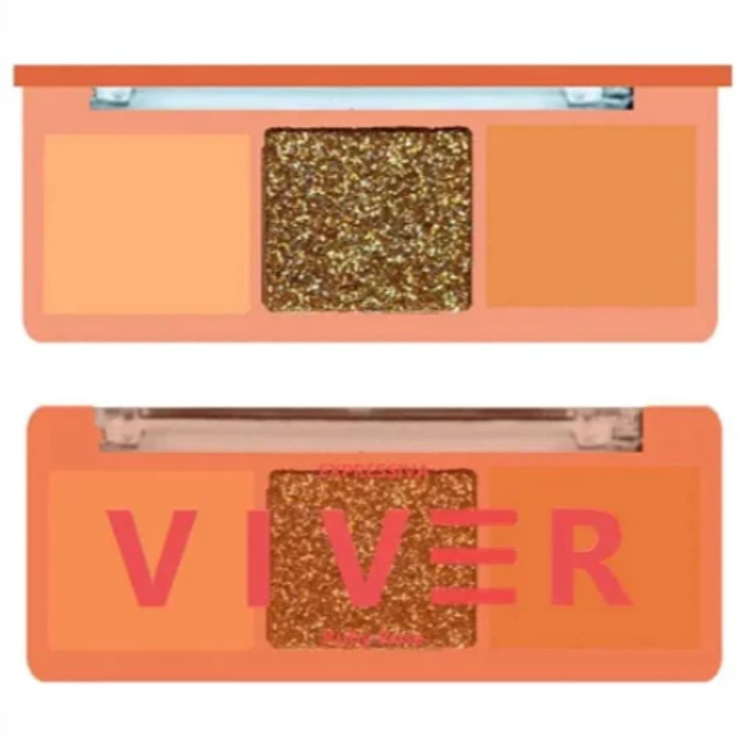 Trio Paleta de Sombras Viver - HBF528 - Ruby Rose Expressiva 3