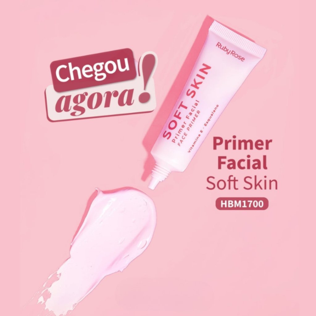 Primer Facial Soft Skin - HBM1700 - Ruby Rose ÚNICO 5