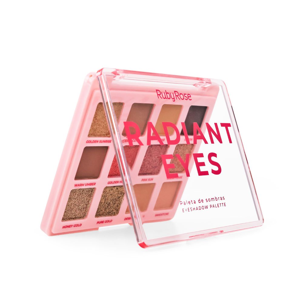 Paleta de Sombra Radiante Eyes - HBE2201 - Ruby Rose Multicolor 2