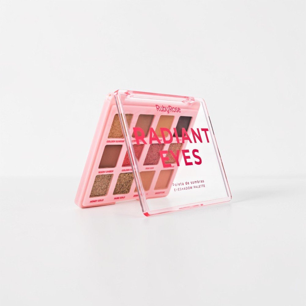 Paleta de Sombra Radiante Eyes - HBE2201 - Ruby Rose Multicolor 3