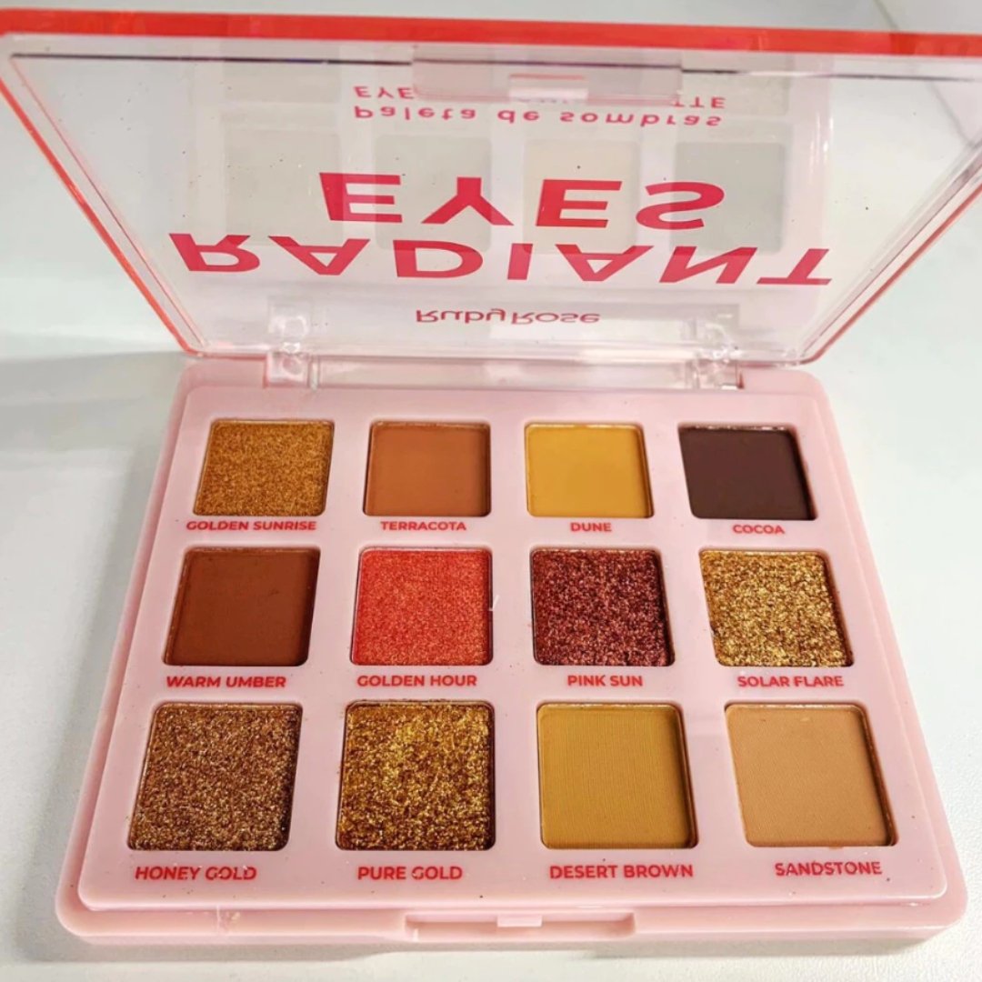 Paleta de Sombra Radiante Eyes - HBE2201 - Ruby Rose Multicolor 4