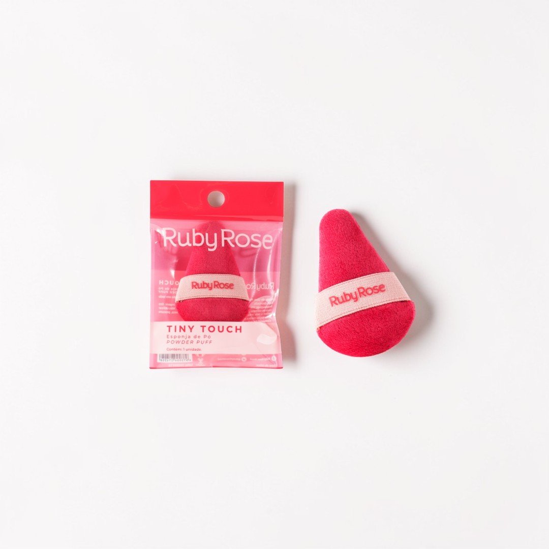 Esponja De Po Powder Puff Tiny Touch - Hba7005 - Ruby Rose Rosa 3